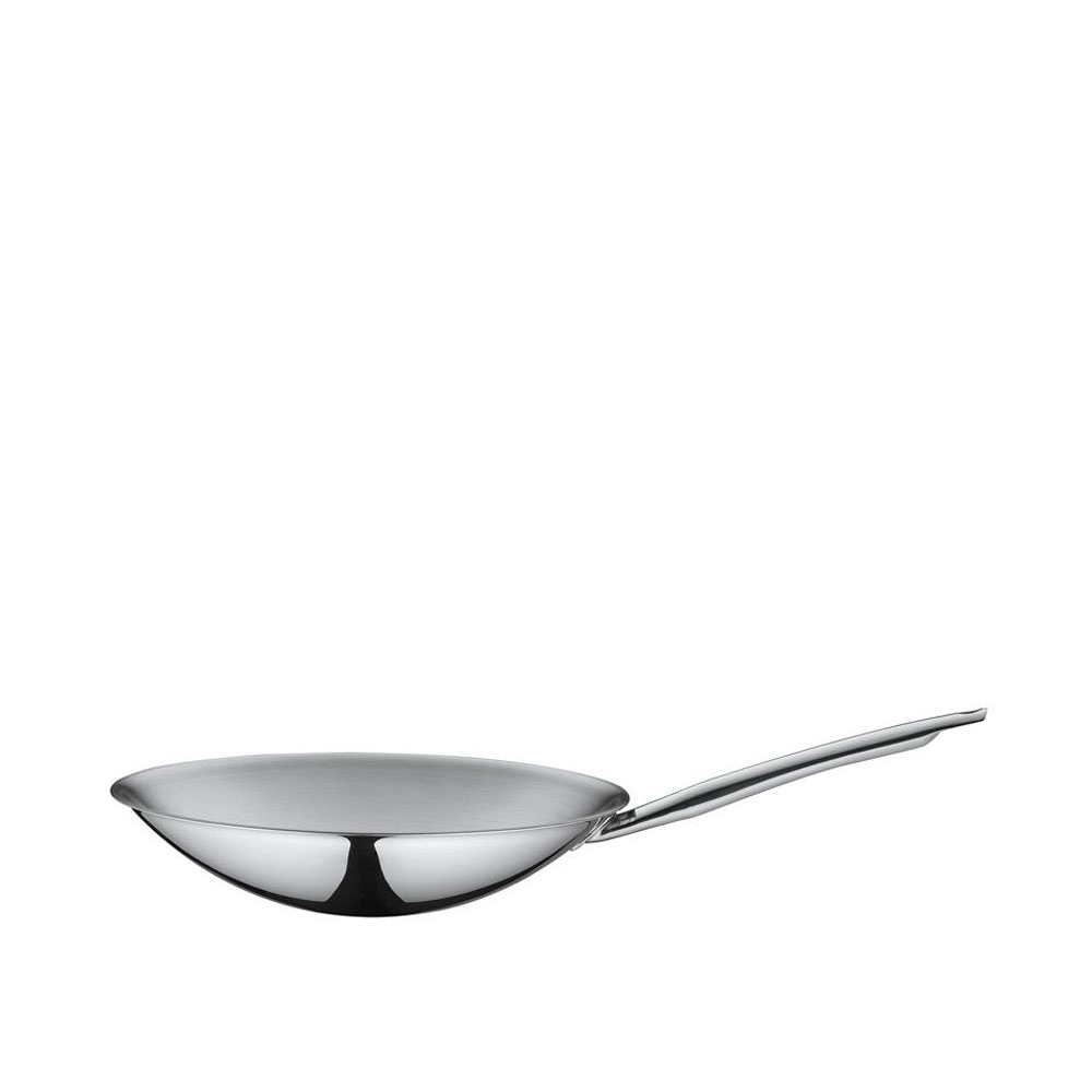 Spring - Wok with long handle and round bottom - 35 cm
