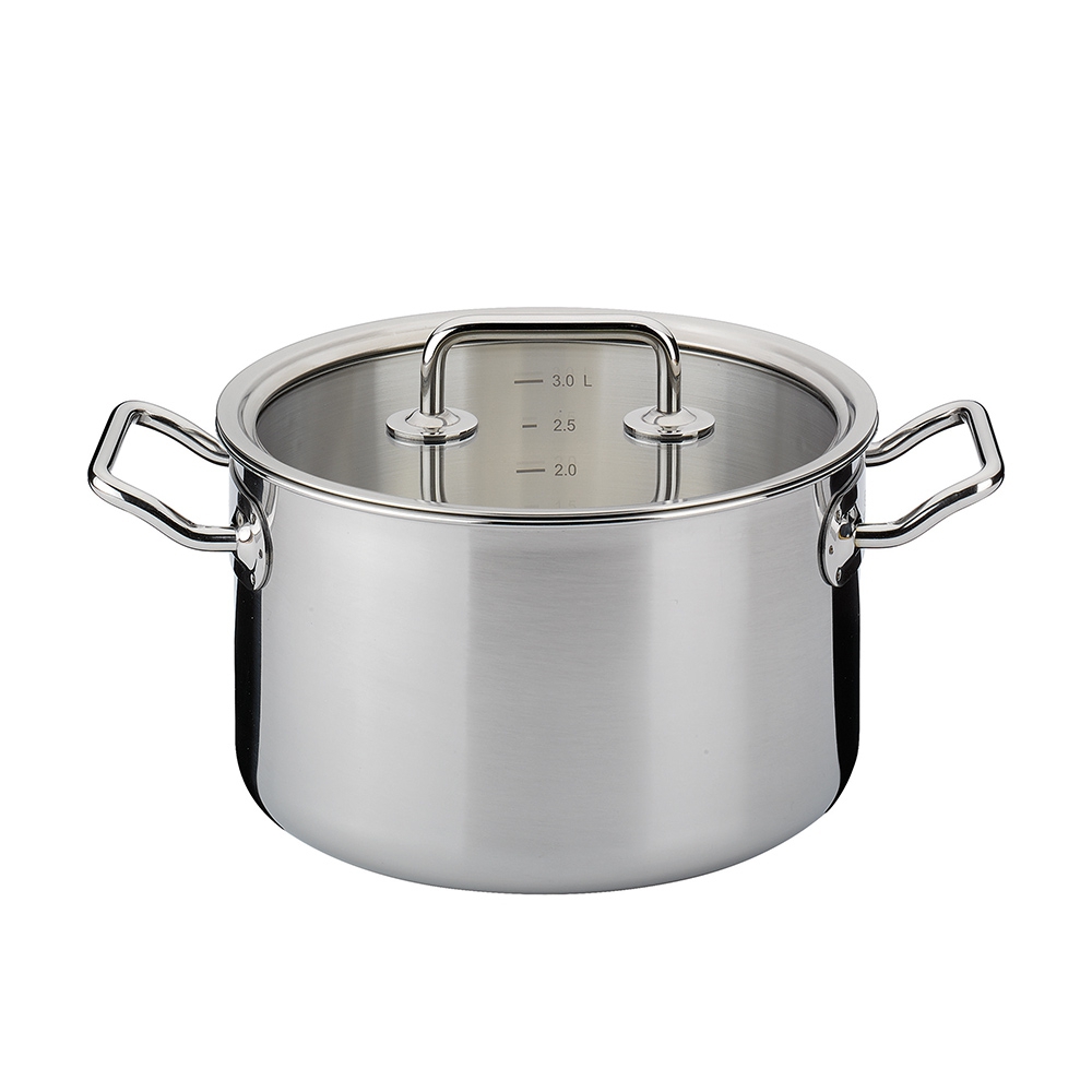 Spring - meat pot with glass lid BRIGADE BASIC